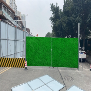 四川天府新区围挡 金美城品质提升城市观感