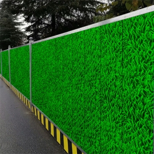 项目周期短用什么围挡合适？陆地龙有轻便型可选