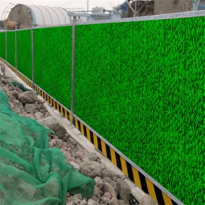 四川古镇改造围挡 金美城协调传统风貌